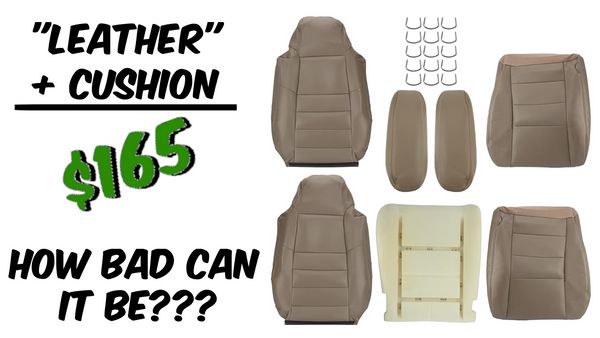 Reviewing The Cheapest Super Duty Seat Upholstery Kit - $165!