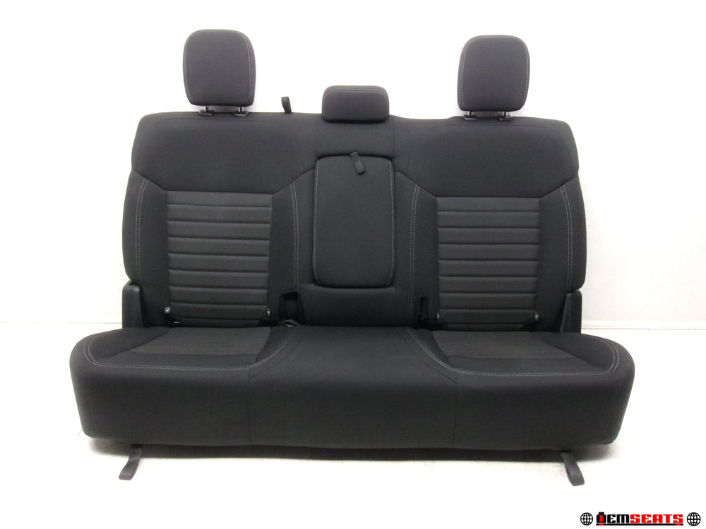 2019 - 2024 Ford Ranger Rear Seats, Super Crew, Black Cloth XLT #284 | Picture # 1 | OEM Seats