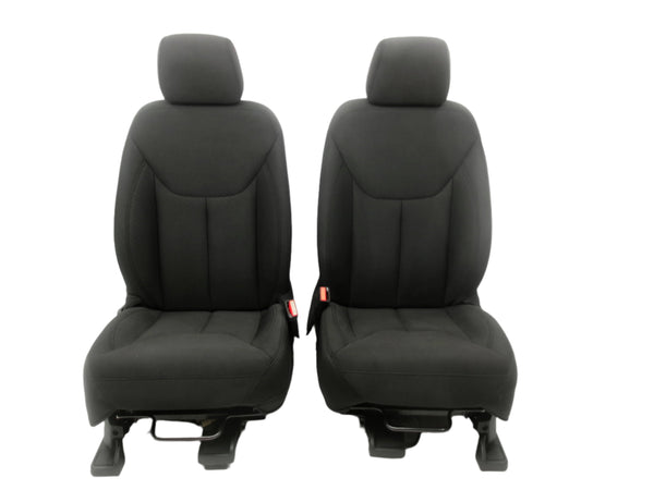 2013 - 2018 Jeep Wrangler Seats, JK 2 Door Black Cloth #1284