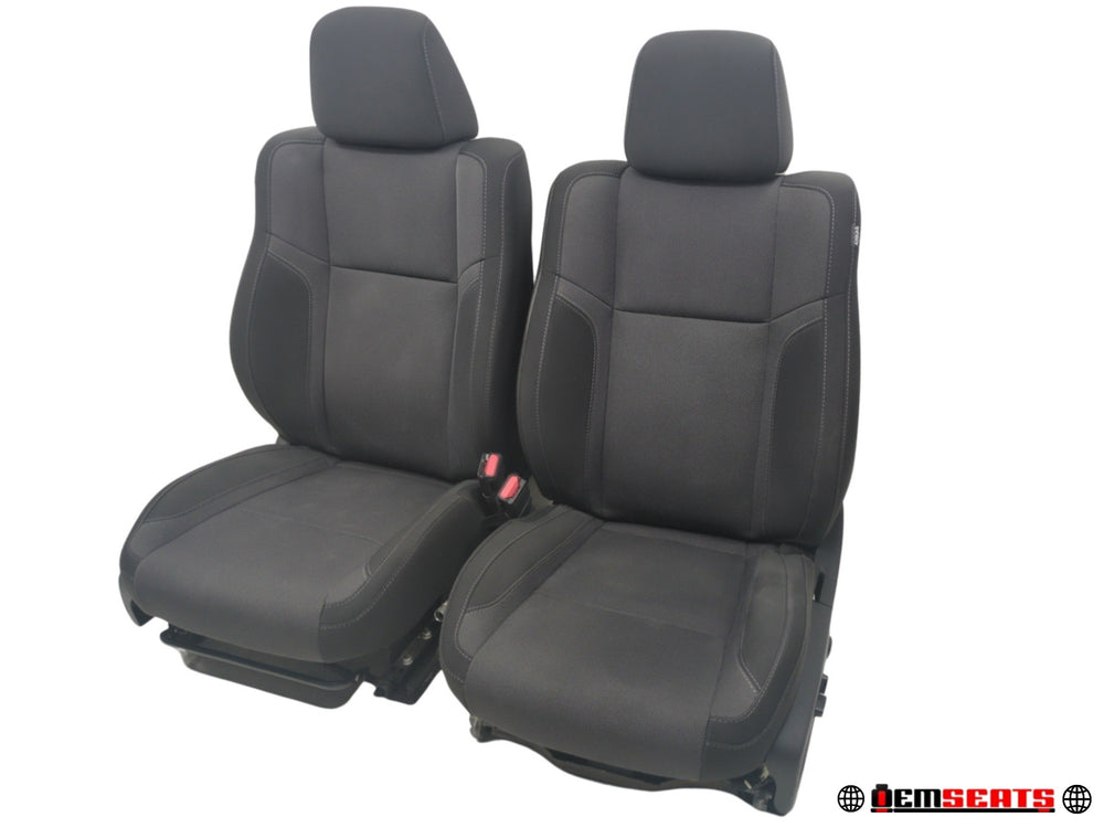 2011 - 2023 Chrysler 300 Dodge Charger Seats, Black Cloth, Sport, #1031 | Picture # 1 | OEM Seats