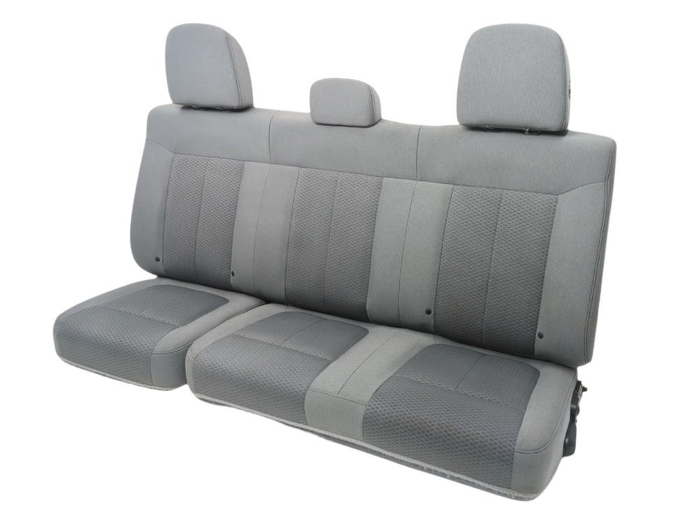 2009 - 2014 Ford F150 Rear Seat, Extended Cab Supercab, Steel Gray Cloth #1043 | Picture # 1 | OEM Seats