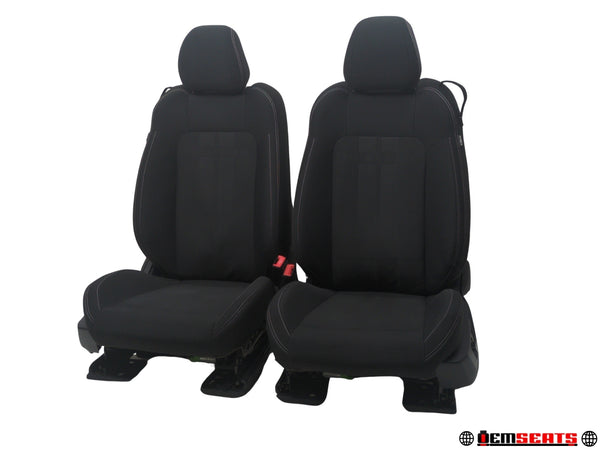 2015 - 2024 Ford Mustang Seats, Black Cloth, GT Powered, Coupe #1556