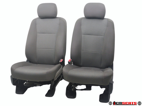 2015 - 2023 Ford F150 & Super Duty Cloth Seats, XLT Powered, Earth Gray #1557
