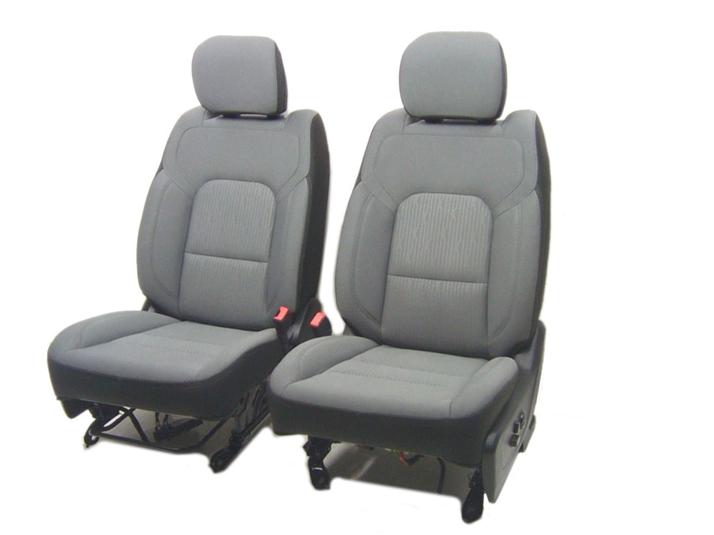 2019 - 2024 Dodge Ram Seats, Powered Heated Gray Cloth, 1500 DT #1558 | Picture # 1 | OEM Seats