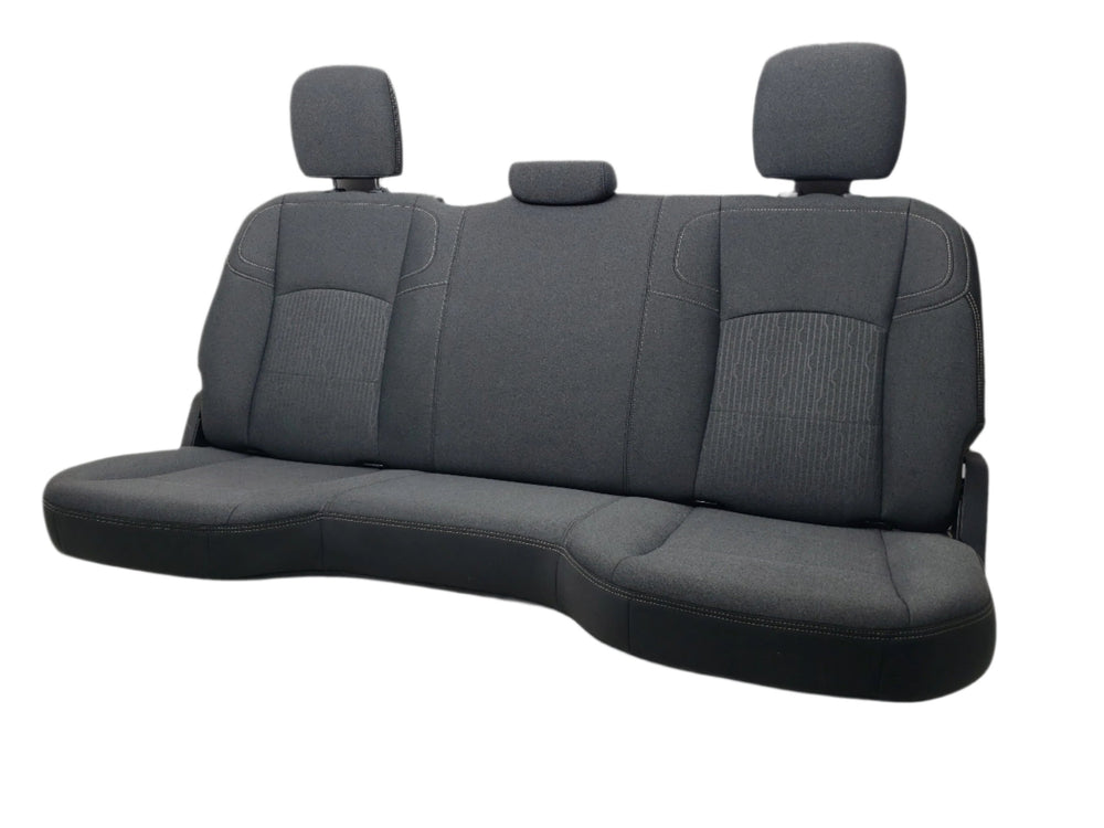 2019 - 2024 Dodge Ram Heavy Duty Seats, Rear, Dark Gray Cloth, Crew Cab #1587 | Picture # 1 | OEM Seats