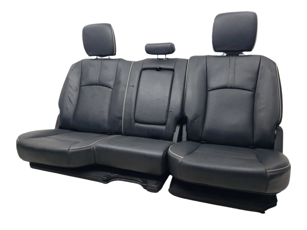 2009 - 2018 Dodge Ram Limited Seats, Rear, Heated Black Leather, 4th Gen #1591 | Picture # 1 | OEM Seats