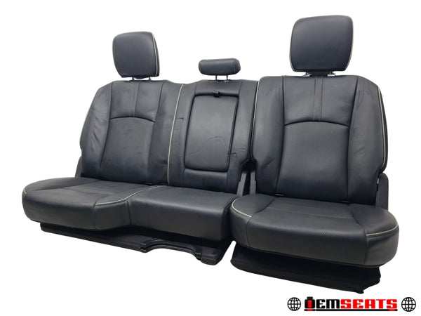 2009 - 2018 Dodge Ram Limited Seats, Rear, Heated Black Leather, 4th Gen #1591