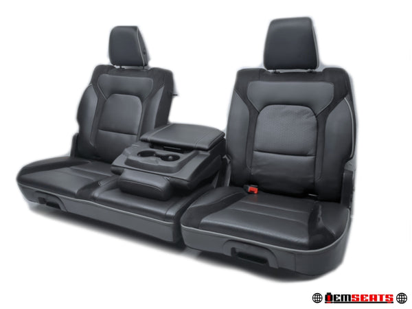 2019 - 2024 Dodge Ram Rear Seat, Reclining Black Leather, 1500 DT Crew Cab #654i