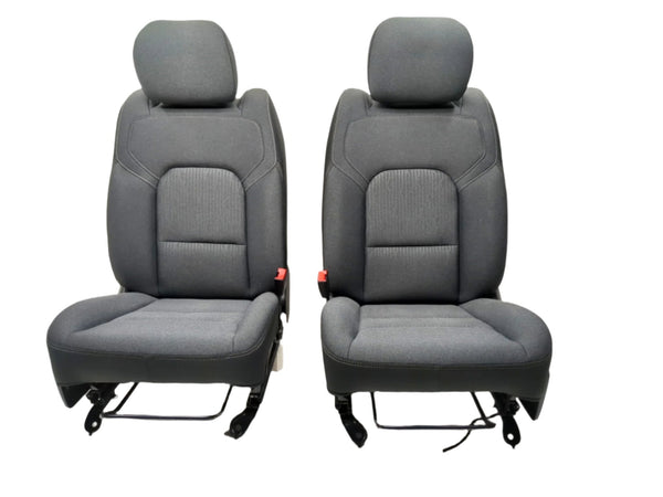 2019 - 2024 Dodge Ram Seats, Manual Charcoal Black Cloth, DT 1500 #1287