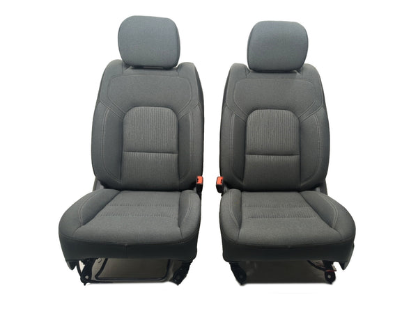 2019 - 2024 Dodge Ram Seats, Powered Premium Black Cloth, 1500 DT #1288