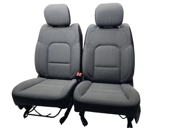 2019 - 2024 Dodge Ram Seats, Premium Powered Gray Cloth, 1500 DT #1303