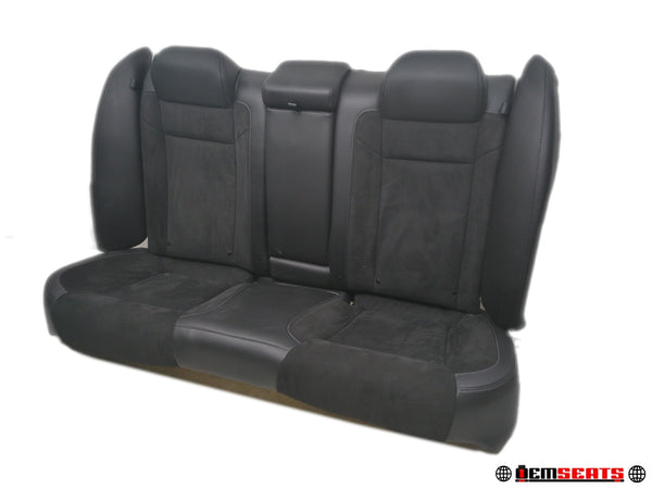 2011 - 2023 Dodge Charger SRT Rear Seats, Black Suede & Leather #1330