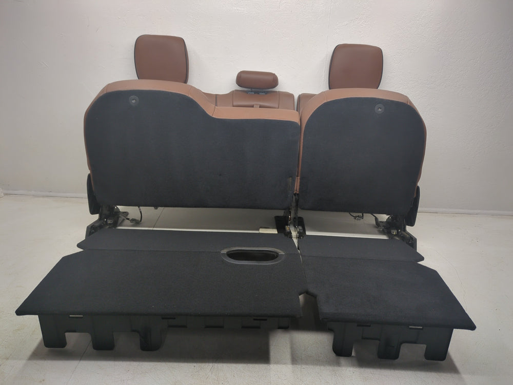 2009 - 2018 Dodge Ram Rear Seat, Brown Leather Laramie Longhorn, Crew Cab #1492 | Picture # 13 | OEM Seats