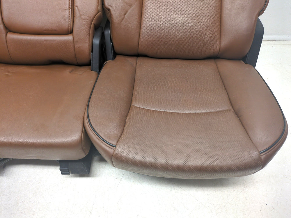 2009 - 2018 Dodge Ram Rear Seat, Brown Leather Laramie Longhorn, Crew Cab #1492 | Picture # 6 | OEM Seats