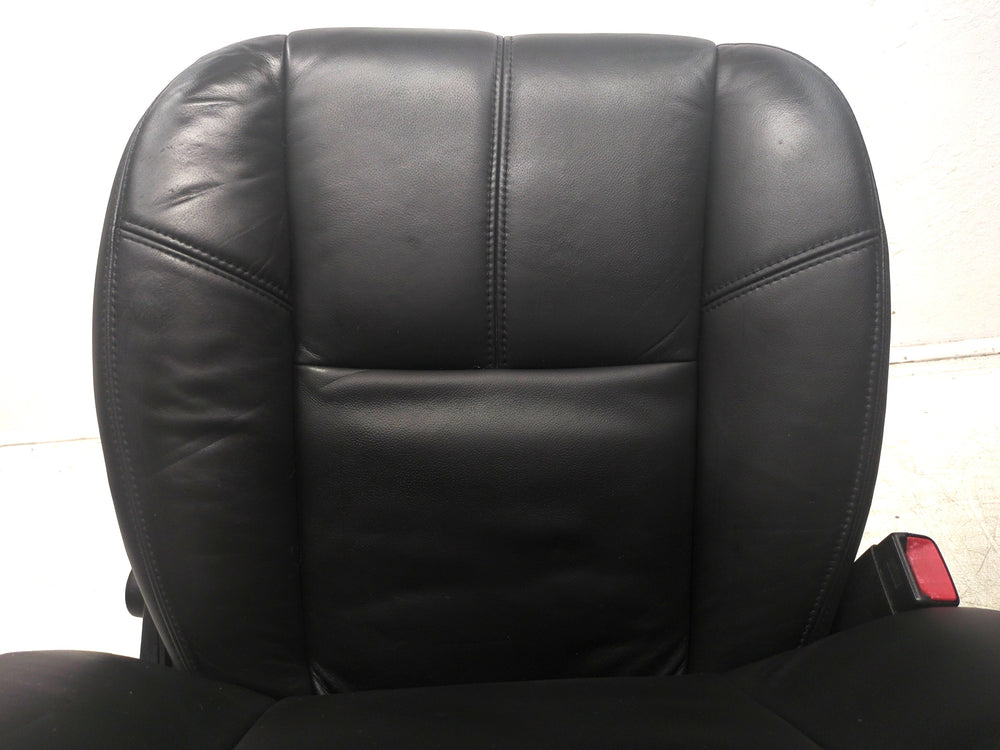 2007 - 2013 Sierra Silverado Seats, Black Leather, Front, Manual #1482 | Picture # 15 | OEM Seats