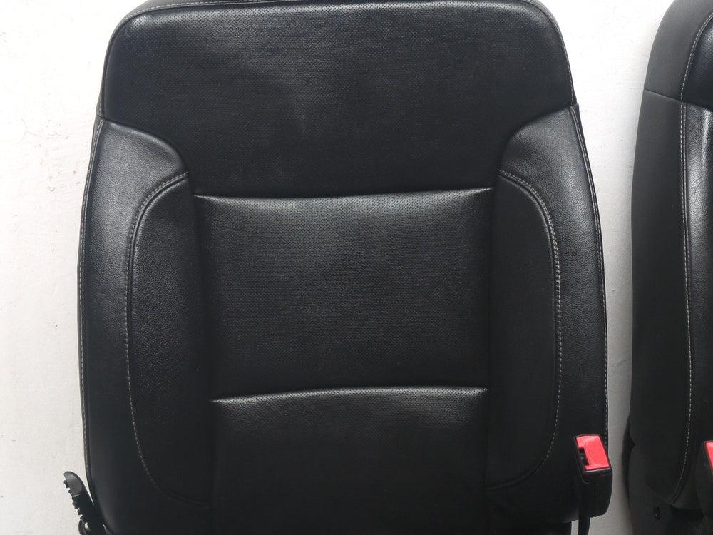 2014 - 2019 Sierra SLT Silverado LTZ Seats, Black Leather, Heated & Cooled #1474 | Picture # 5 | OEM Seats