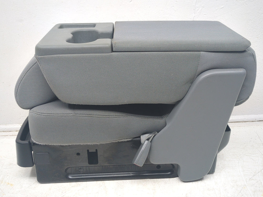 2009 - 2014 Ford F150 Center Jump Seat, w/ 3-Point Belt, Steel Gray Cloth #1469 | Picture # 3 | OEM Seats