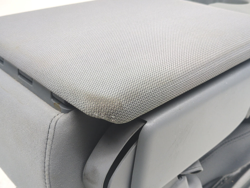 2009 - 2014 Ford F150 Center Jump Seat, w/ 3-Point Belt, Steel Gray Cloth #1469 | Picture # 8 | OEM Seats