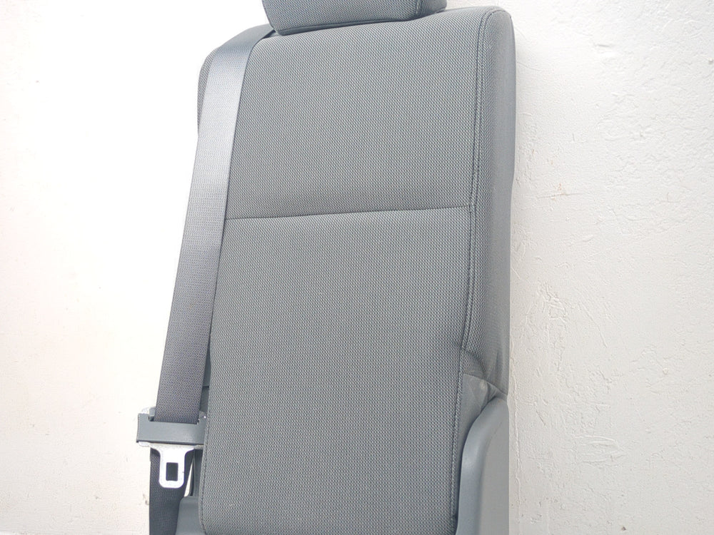 2009 - 2014 Ford F150 Center Jump Seat, w/ 3-Point Belt, Steel Gray Cloth #1469 | Picture # 9 | OEM Seats