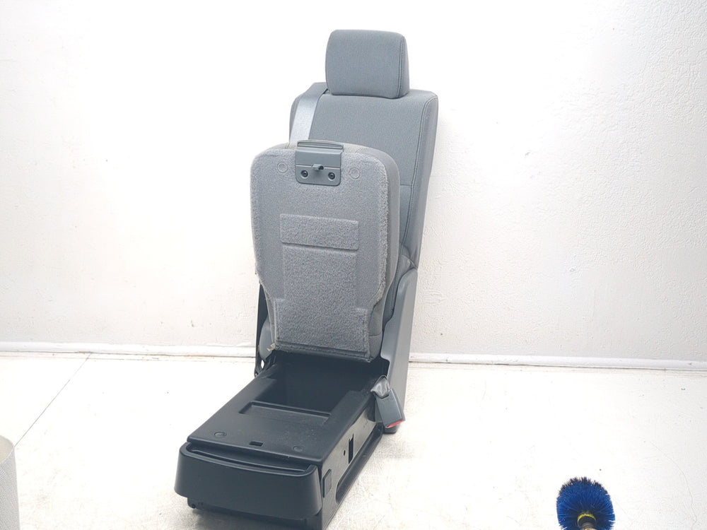 2009 - 2014 Ford F150 Center Jump Seat, w/ 3-Point Belt, Steel Gray Cloth #1469 | Picture # 13 | OEM Seats