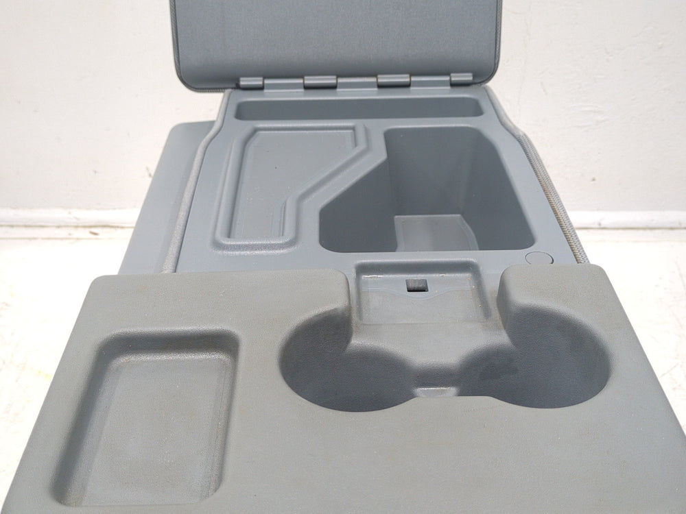 2009 - 2014 Ford F150 Center Jump Seat, w/ 3-Point Belt, Steel Gray Cloth #1469 | Picture # 17 | OEM Seats