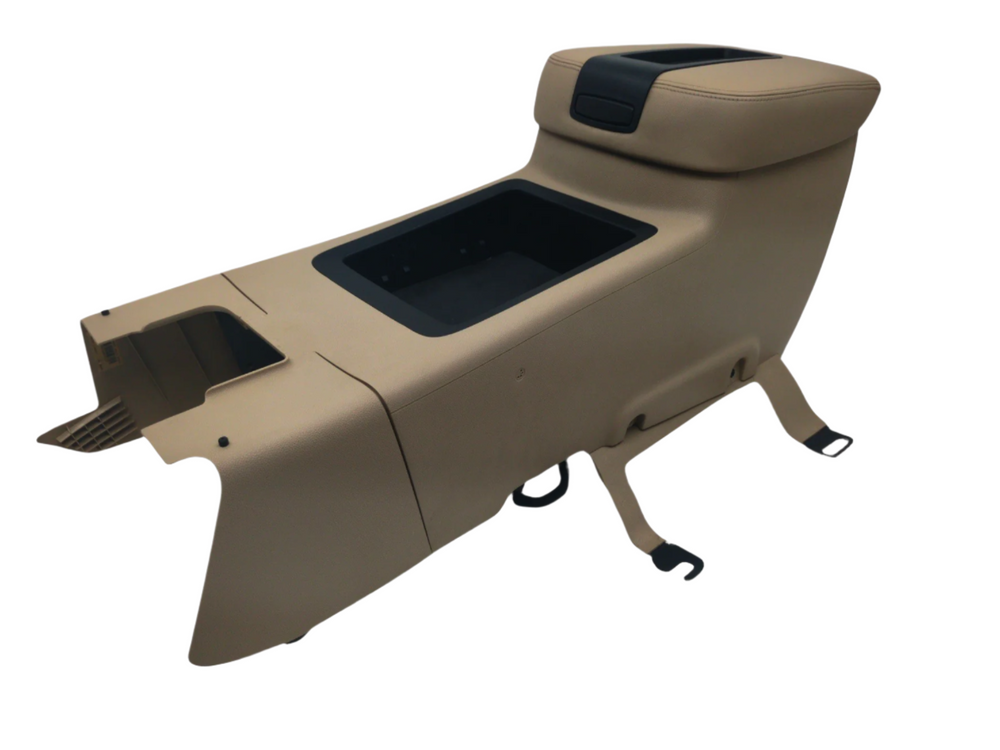 2007 - 2014 Chevy Silverado Tahoe Suburban Center Console, Tan LTZ #1016 | Picture # 1 | OEM Seats