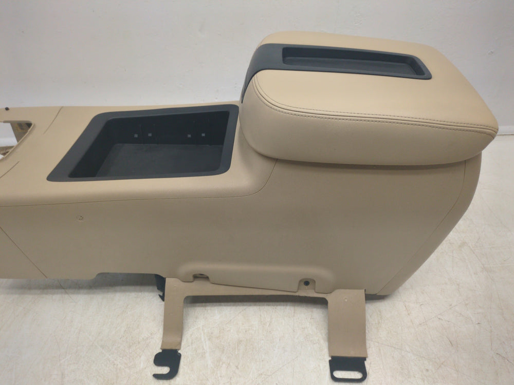 2007 - 2014 Chevy Silverado Tahoe Suburban Center Console, Tan LTZ #1016 | Picture # 3 | OEM Seats