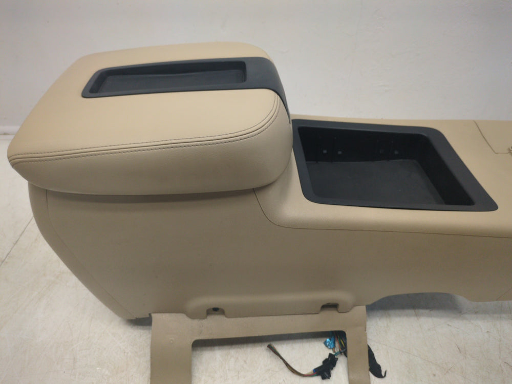 2007 - 2014 Chevy Silverado Tahoe Suburban Center Console, Tan LTZ #1016 | Picture # 4 | OEM Seats