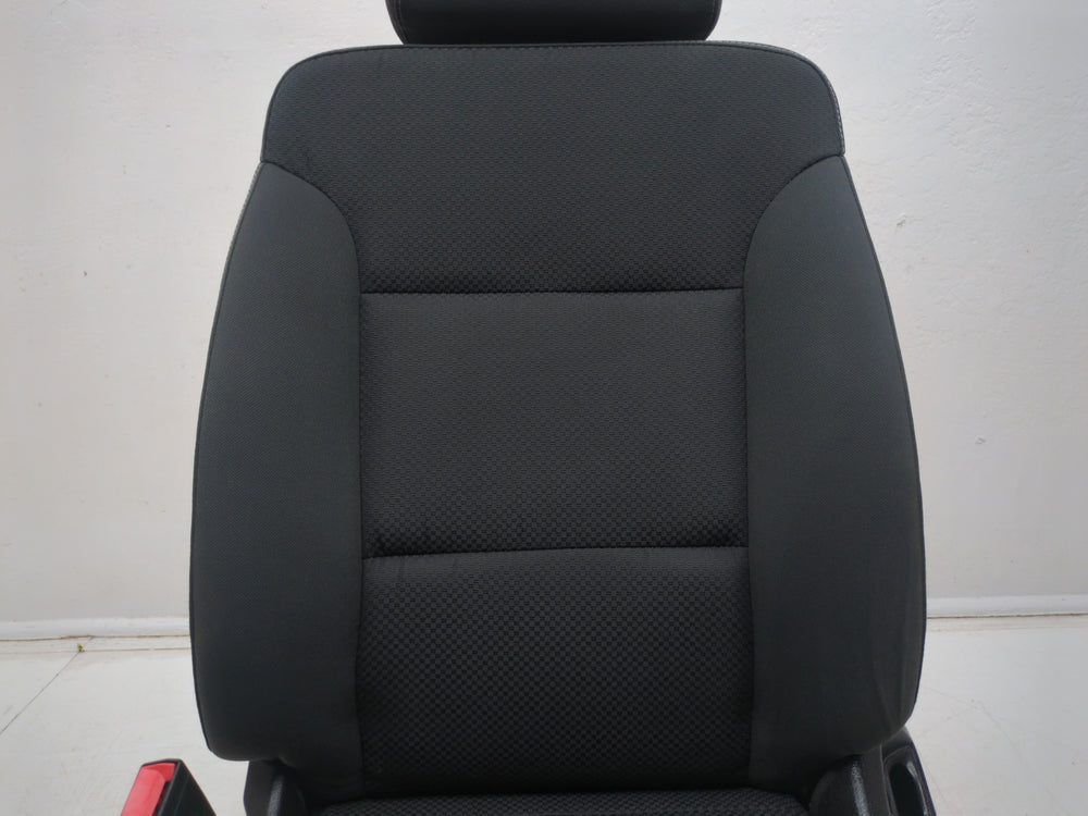 2014 - 2019 GMC Sierra Chevy Silverado Driver Seat, Black Cloth, Manual #1021 | Picture # 4 | OEM Seats