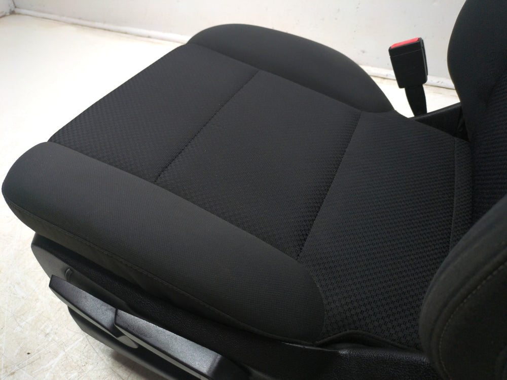 2014 - 2019 GMC Sierra Chevy Silverado Driver Seat, Black Cloth, Manual #1021 | Picture # 8 | OEM Seats