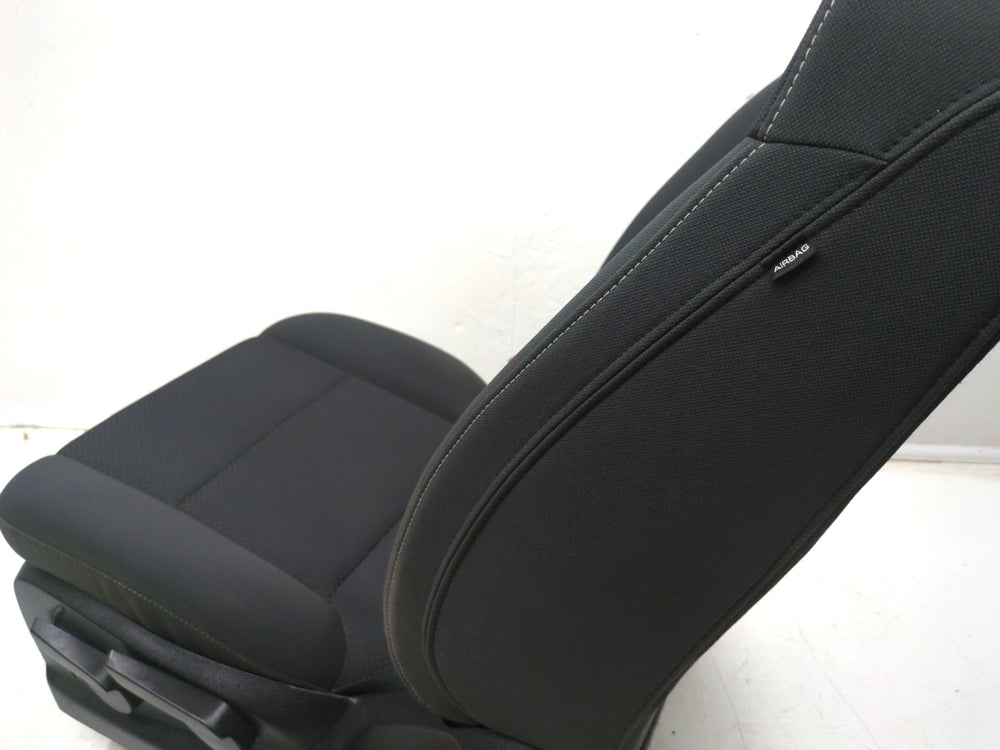 2014 - 2019 GMC Sierra Chevy Silverado Driver Seat, Black Cloth, Manual #1021 | Picture # 9 | OEM Seats