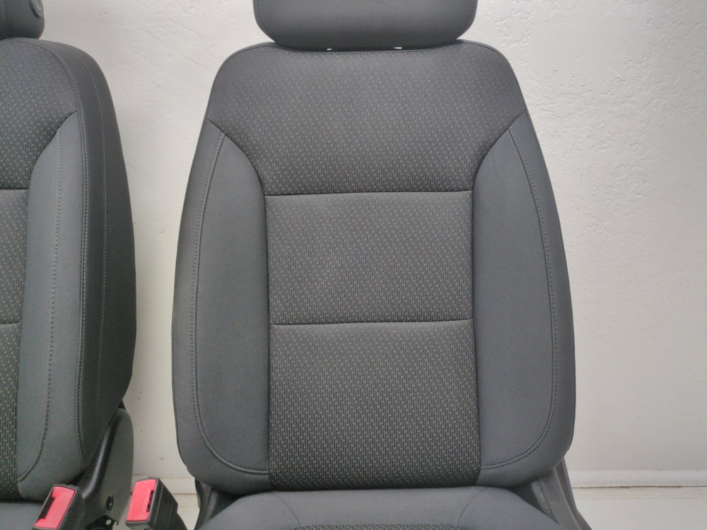 2019 - 2024 GMC Sierra Chevy Silverado Front Seats, Black Cloth, Manual #1015 | Picture # 5 | OEM Seats