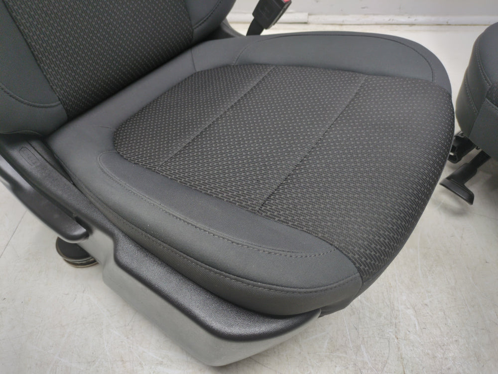 2019 - 2024 GMC Sierra Chevy Silverado Front Seats, Black Cloth, Manual #1015 | Picture # 8 | OEM Seats