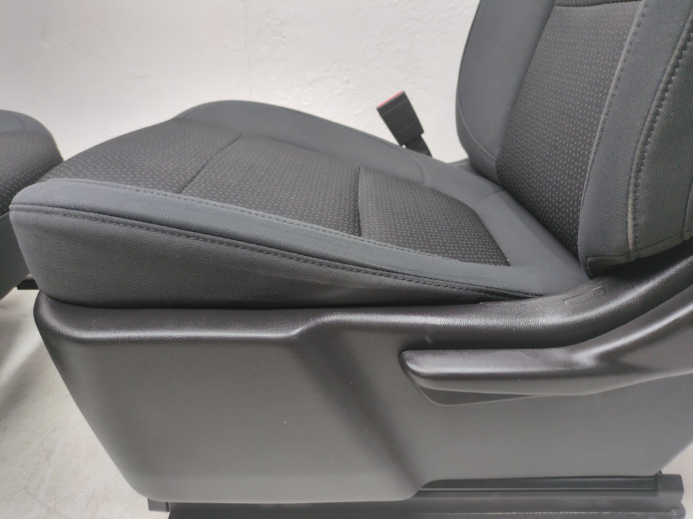 2019 - 2024 GMC Sierra Chevy Silverado Front Seats, Black Cloth, Manual #1015 | Picture # 11 | OEM Seats