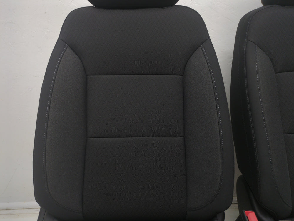 2019 - 2024 GMC Sierra Chevy Silverado Front Seats, Black Cloth, Manual #1163 | Picture # 4 | OEM Seats