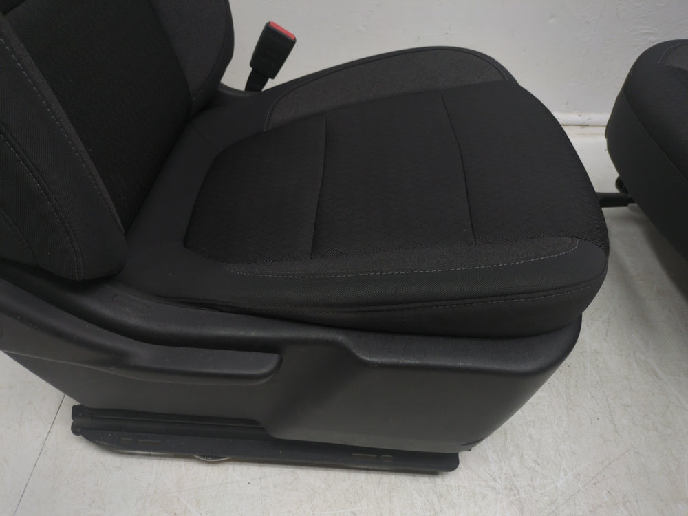 2019 - 2024 GMC Sierra Chevy Silverado Front Seats, Black Cloth, Manual #1163 | Picture # 10 | OEM Seats