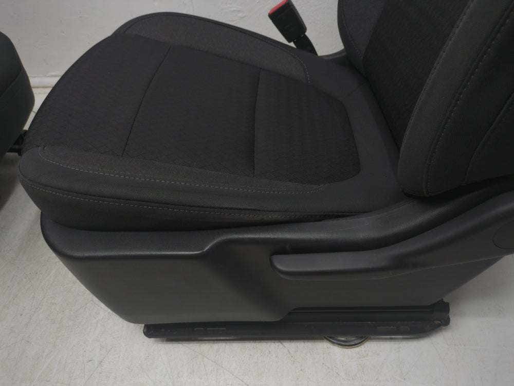 2019 - 2024 GMC Sierra Chevy Silverado Front Seats, Black Cloth, Manual #1163 | Picture # 11 | OEM Seats