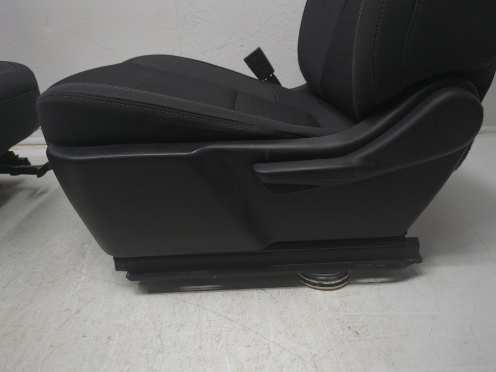 2019 - 2024 GMC Sierra Chevy Silverado Front Seats, Black Cloth, Manual #1163 | Picture # 13 | OEM Seats