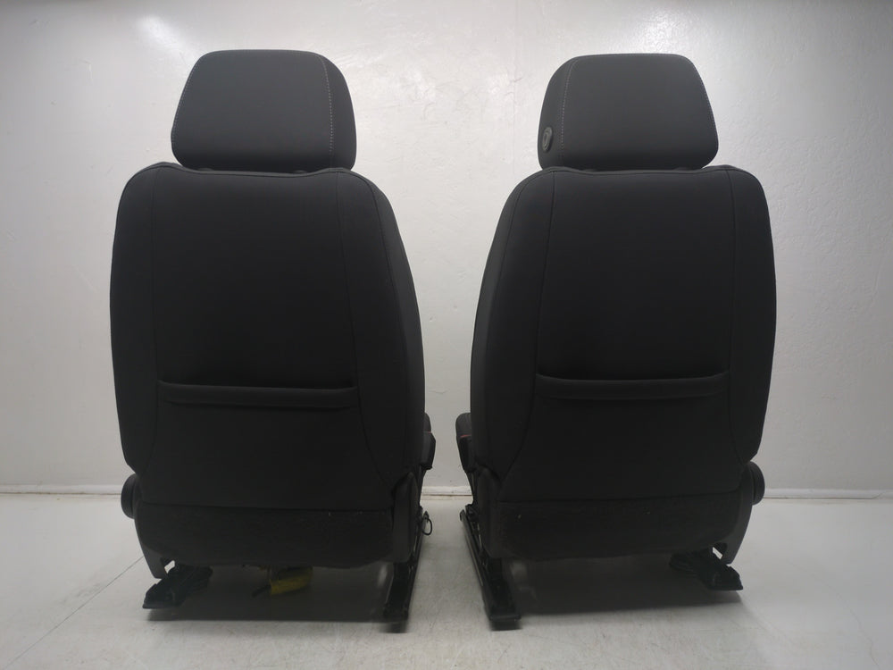 2019 - 2024 GMC Sierra Chevy Silverado Front Seats, Black Cloth, Manual #1163 | Picture # 14 | OEM Seats