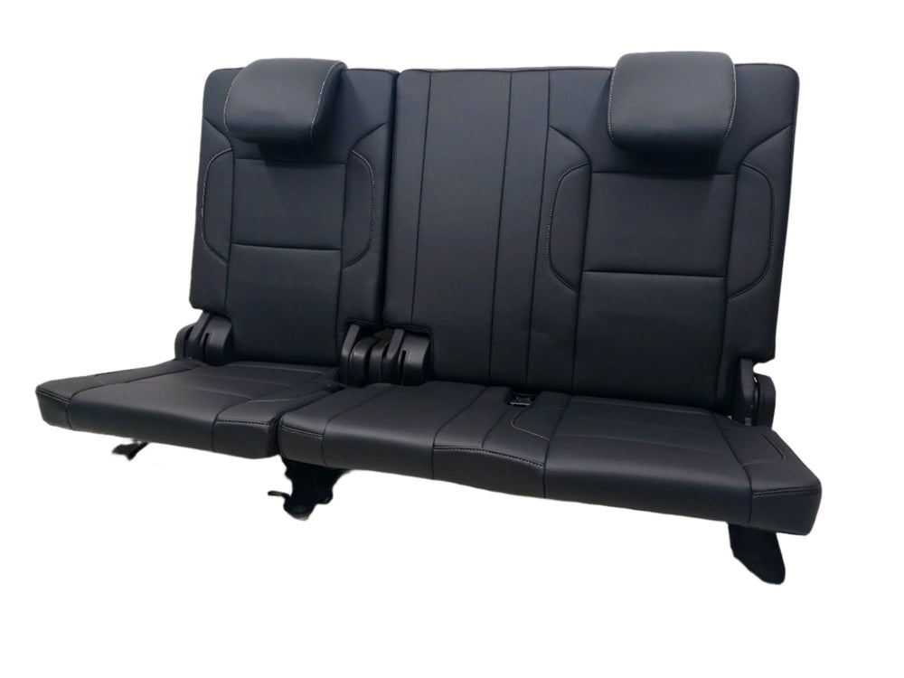 2015 - 2020 Chevy Tahoe GMC Yukon 3rd Row Bench Seat, Black Leather #1597 | Picture # 1 | OEM Seats