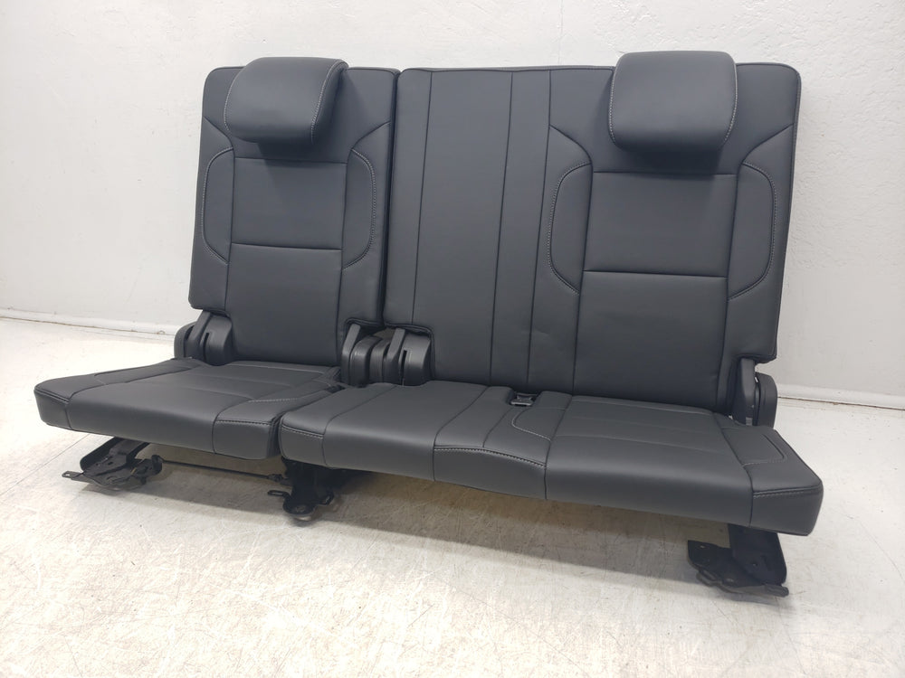 2015 - 2020 Chevy Tahoe GMC Yukon 3rd Row Bench Seat, Black Leather #1597 | Picture # 3 | OEM Seats