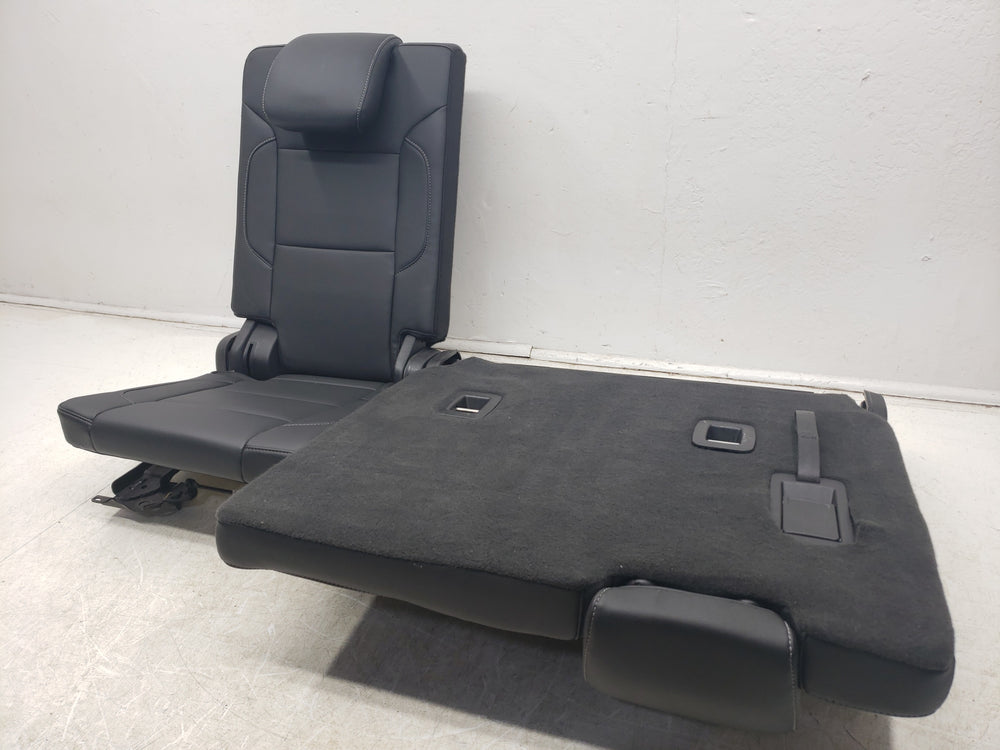 2015 - 2020 Chevy Tahoe GMC Yukon 3rd Row Bench Seat, Black Leather #1597 | Picture # 8 | OEM Seats