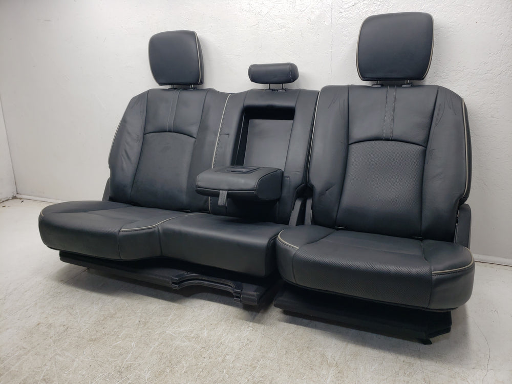 2009 - 2018 Dodge Ram Limited Seats, Rear, Heated Black Leather, 4th Gen #1591 | Picture # 9 | OEM Seats