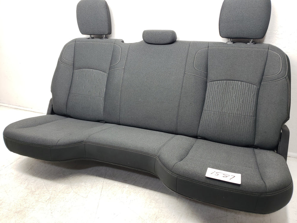 2019 - 2024 Dodge Ram Heavy Duty Seats, Rear, Dark Gray Cloth, Crew Cab #1587 | Picture # 3 | OEM Seats