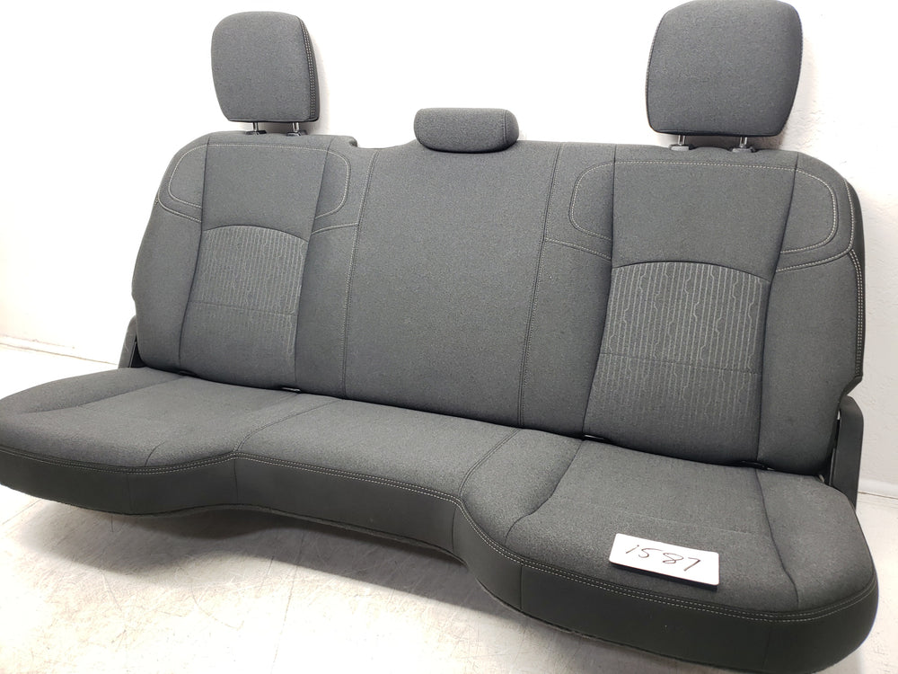 2019 - 2024 Dodge Ram Heavy Duty Seats, Rear, Dark Gray Cloth, Crew Cab #1587 | Picture # 4 | OEM Seats