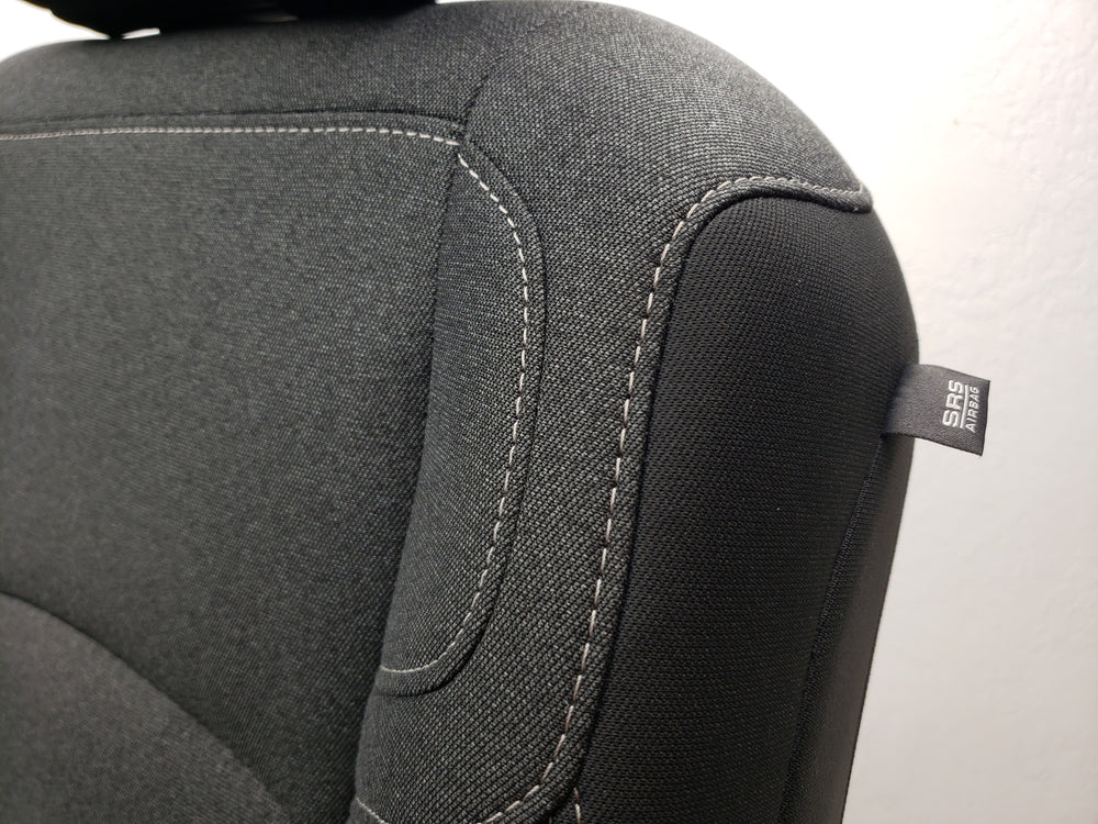 2019 - 2024 Dodge Ram Heavy Duty Seats, Front, Dark Gray Cloth, Manual #1583 | Picture # 6 | OEM Seats