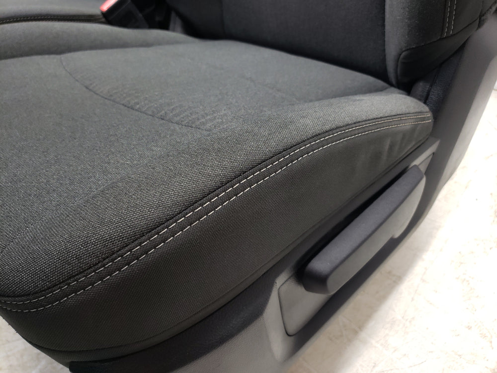 2019 - 2024 Dodge Ram Heavy Duty Seats, Front, Dark Gray Cloth, Manual #1583 | Picture # 7 | OEM Seats