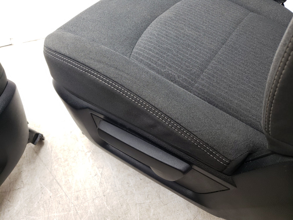 2019 - 2024 Dodge Ram Heavy Duty Seats, Front, Dark Gray Cloth, Manual #1583 | Picture # 10 | OEM Seats