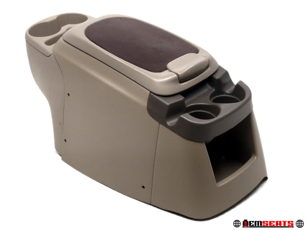 1999 - 2007 Ford Super Duty F250 Center Console, Pebble Tan w/ Woodgrain #1571 | Picture # 3 | OEM Seats