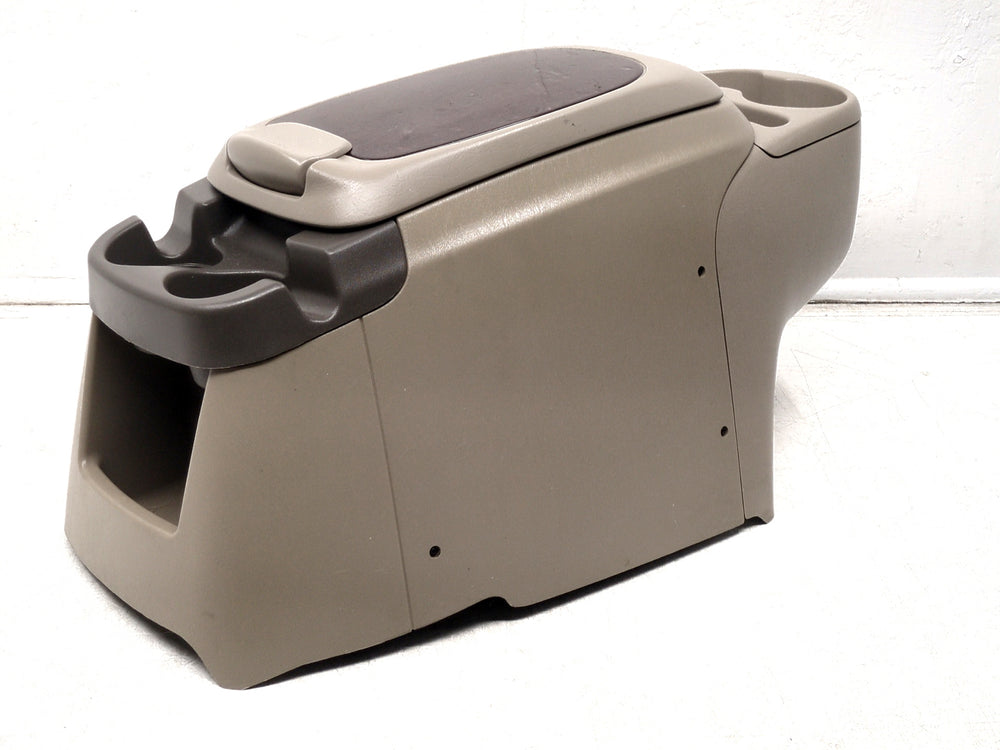 1999 - 2007 Ford Super Duty F250 Center Console, Pebble Tan w/ Woodgrain #1571 | Picture # 4 | OEM Seats